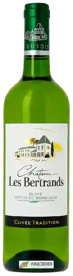 Château Les Bertrands - Cuvée Tradition Blaye - Côtes de Bordeaux Blanc Château Les Bertrands - Cuvée Tradition Blaye - Côtes de Bordeaux Blanc