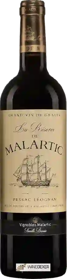 Château Malartic-Lagravière - La Réserve de Malartic Pessac-Léognan Rouge
