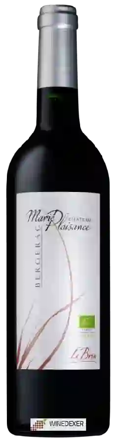 Château Marie Plaisance - Le Brin de Plaisance Bergerac Rouge Château Marie Plaisance - Le Brin de Plaisance Bergerac Rouge