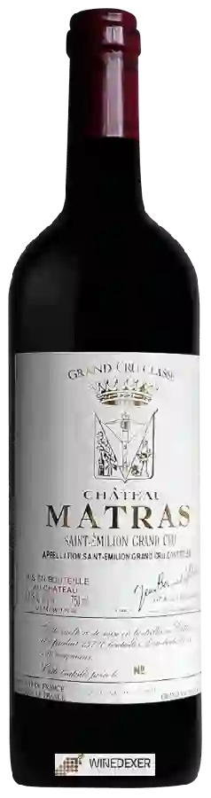 Château Matras - Saint-Émilion Grand Cru (Grand Cru Classé) Château Matras - Saint-Émilion Grand Cru (Grand Cru Classé)
