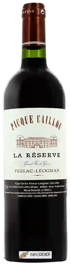 Château Picque Caillou - La Réserve Pessac-Léognan Château Picque Caillou - La Réserve Pessac-Léognan