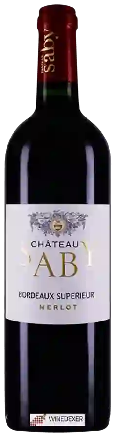 Château Saby - Bordeaux Supérieur Merlot Château Saby - Bordeaux Supérieur Merlot