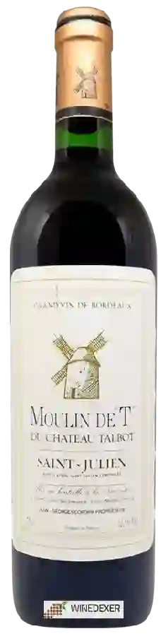 Château Talbot - Moulin de T Saint-Julien Château Talbot - Moulin de T Saint-Julien