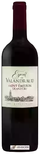 Château Valandraud - Esprit de Valandraud Saint-Émilion Grand Cru