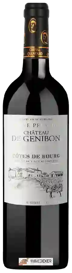 Winery Cheval Quancard - Château de Genibon Cuvée Prestige Côtes de Bourg Winery Cheval Quancard - Château de Genibon Cuvée Prestige Côtes de Bourg