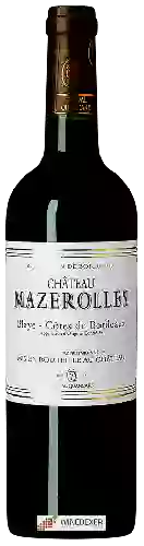 Winery Cheval Quancard - Château Mazerolles  Blaye Côtes de Bordeaux