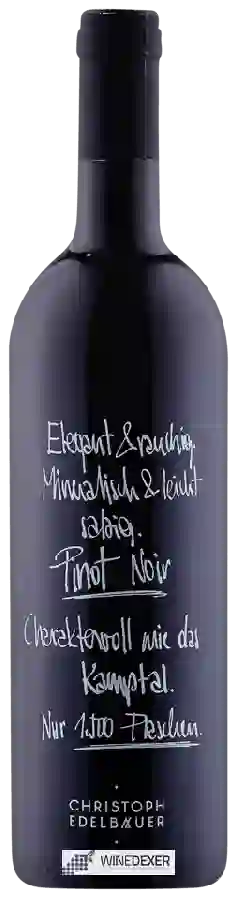 Winery Christoph Edelbauer - Pinot Noir