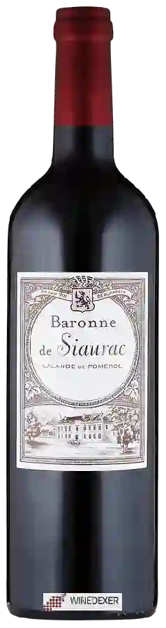 Château Siaurac - Baronne de Siaurac Lalande-de-Pomerol