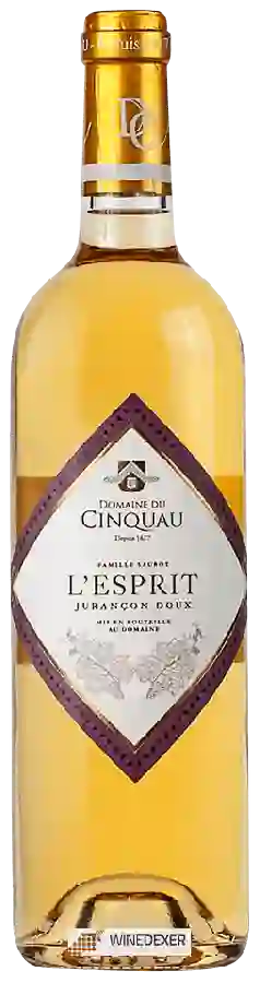 Domaine du Cinquau - L'Esprit Jurançon Doux Domaine du Cinquau - L'Esprit Jurançon Doux