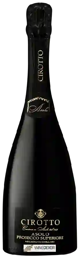 Winery Cirotto - Asolo Prosecco Superiore Millesimato Extra Dry Winery Cirotto - Asolo Prosecco Superiore Millesimato Extra Dry