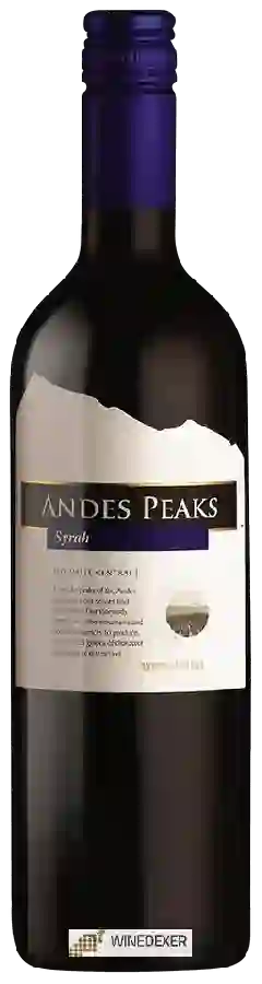 Winery Andes Peaks - Syrah Winery Andes Peaks - Syrah