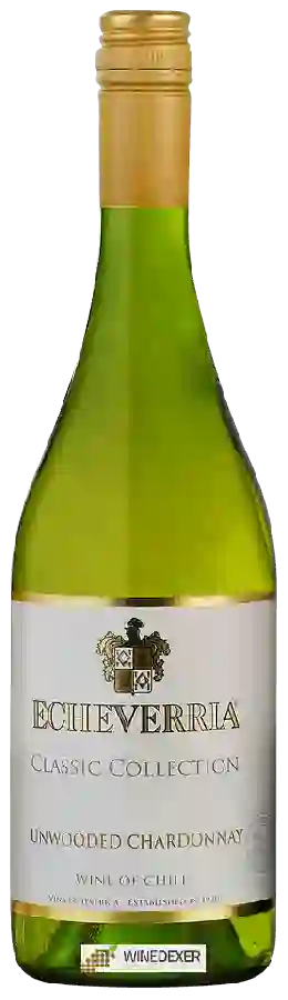 Winery Echeverría - Classic Collection Unwooded Chardonnay Winery Echeverría - Classic Collection Unwooded Chardonnay