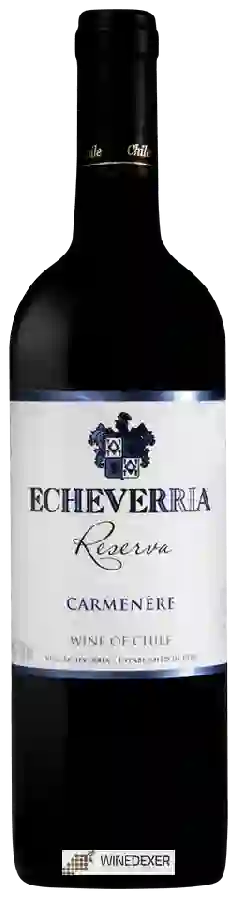 Winery Echeverría - Reserva Carmenère Winery Echeverría - Reserva Carmenère