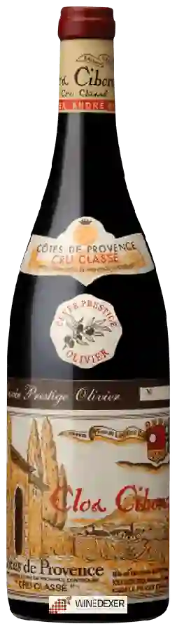 Winery Clos Cibonne - Cuvée Prestige Olivier Rouge Winery Clos Cibonne - Cuvée Prestige Olivier Rouge