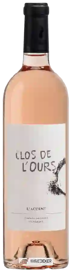 Winery Clos de l'Ours - L'Accent Rosé
