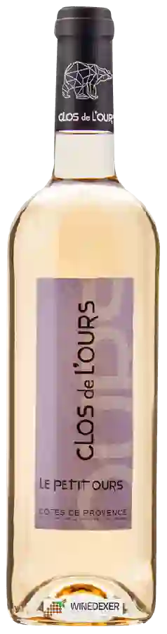 Winery Clos de l'Ours - Le Petit Ours Côtes de Provence Rosé Winery Clos de l'Ours - Le Petit Ours Côtes de Provence Rosé