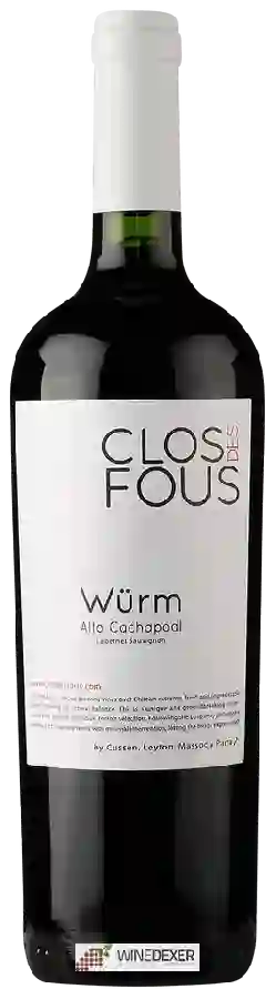 Winery Clos des Fous - Würm Cabernet Sauvignon Winery Clos des Fous - Würm Cabernet Sauvignon