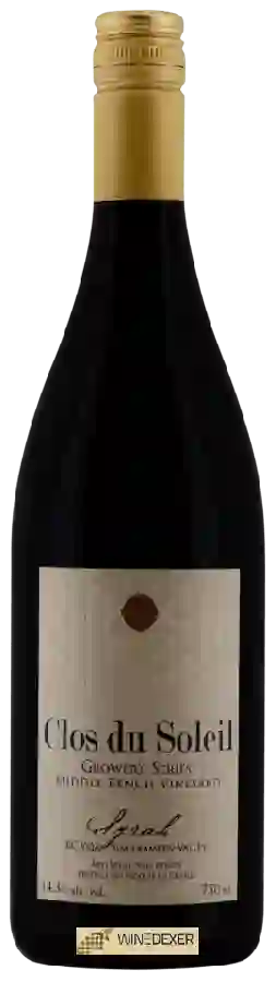 Winery Clos du Soleil - Middle Bench Vineyard Grower's Series Syrah