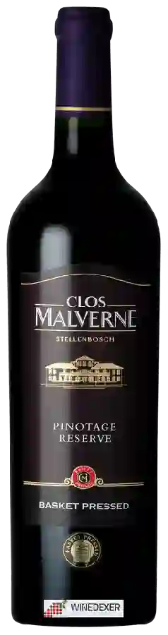 Winery Clos Malverne - Pinotage Reserve Winery Clos Malverne - Pinotage Reserve