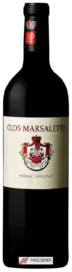 Winery Clos Marsalette - Pessac-Leognan