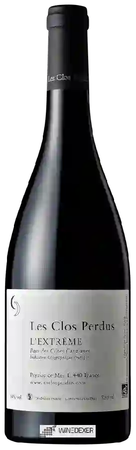 Winery Les Clos Perdus - L'Extreme Rouge Winery Les Clos Perdus - L'Extreme Rouge