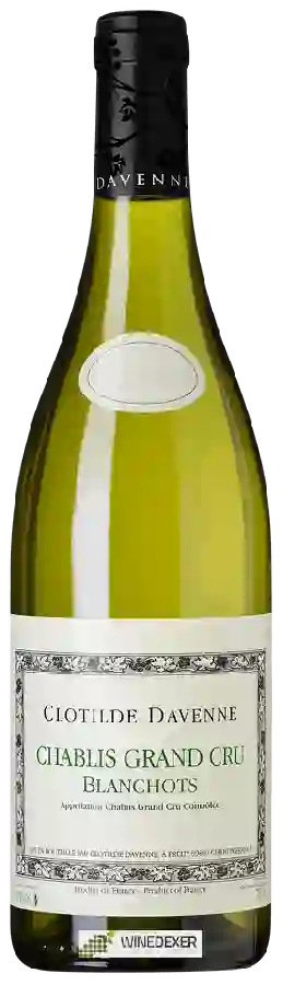 Domaine Les Temps Perdus - Clotilde Davenne - Blanchot Chablis Grand Cru