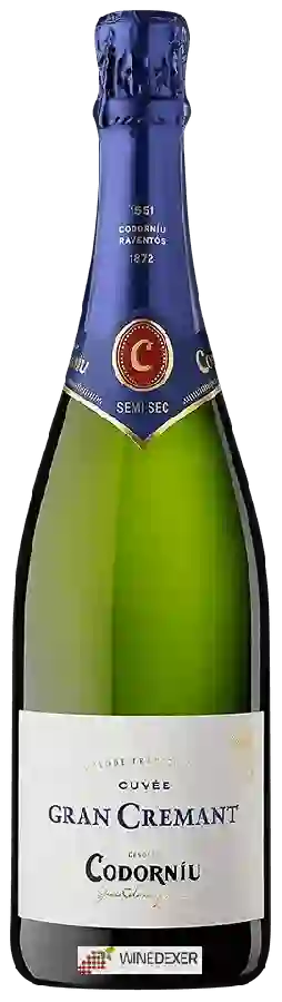 Winery Codorníu - Gran Crémant Cava Semi-Sec