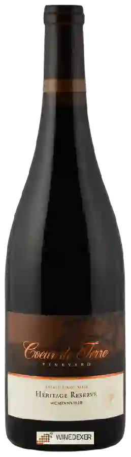 Winery Coeur de Terre Vineyard - Héritage Reserve Estate Pinot Noir Winery Coeur de Terre Vineyard - Héritage Reserve Estate Pinot Noir
