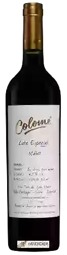 Winery Colomé - Lote Especial Malbec El Arenal