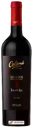 Winery Colomé - Malbec 180 Anos