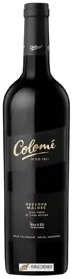 Winery Colomé - Reserva Malbec Winery Colomé - Reserva Malbec