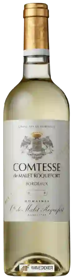 Winery Comte de Malet Roquefort - Bertrand Ravache - Comtesse de Malet Roquefort Bordeaux Blanc