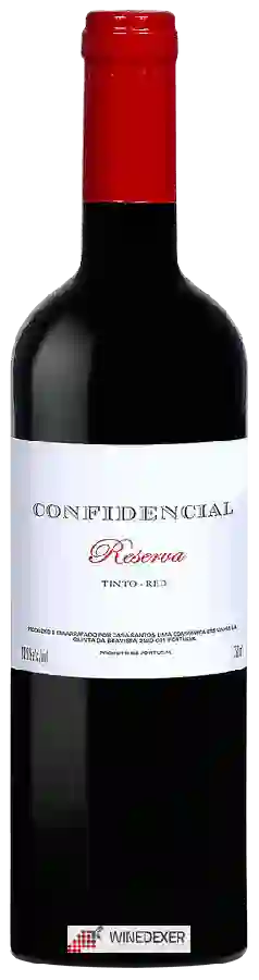 Winery Confidencial - Tinto Reserva Winery Confidencial - Tinto Reserva