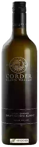 Winery Corder - Cool Climate Sauvignon Blanc