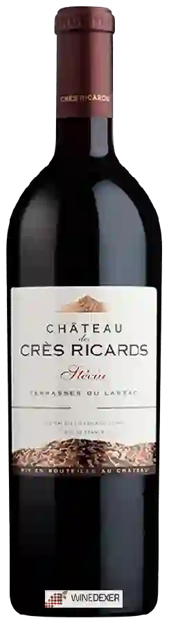 Domaine des Crès Ricards - Stécia Rouge