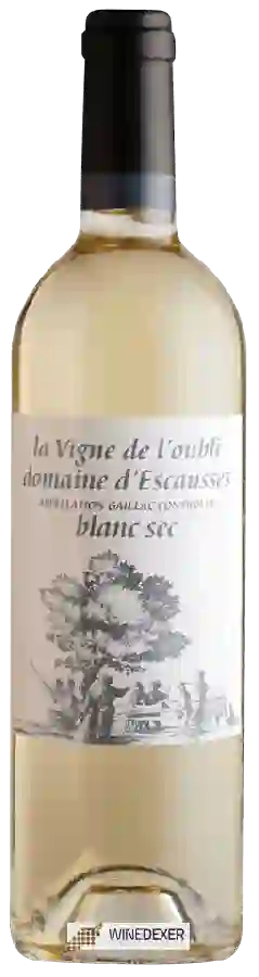 Domaine d'Escausses - La Vigne de l'Oubli Gaillac Blanc Sec