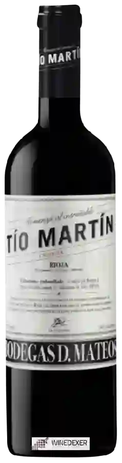 Winery D. Mateos - Tío Martín Crianza Winery D. Mateos - Tío Martín Crianza