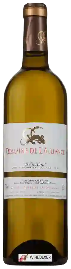 Domaine de l'Alliance - Définition Domaine de l'Alliance - Définition