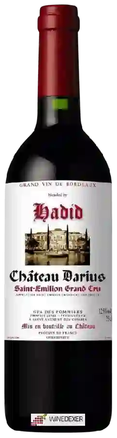 Château Darius - Hadid Saint-Émilion Grand Cru