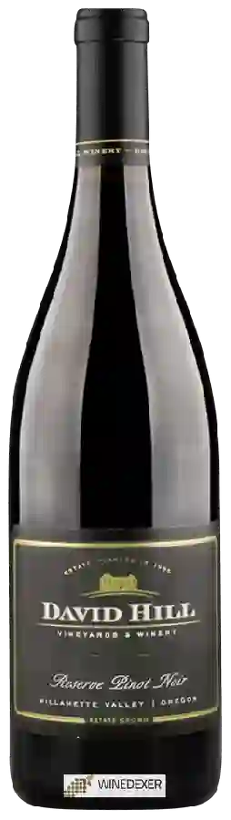 Winery David Hill - Estate Reserve Pinot Noir
