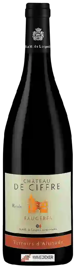 Chateau de Ciffre - Terroirs d'Altitude Faugères