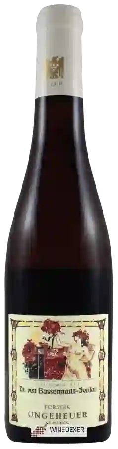 Winery Dr. Von Bassermann-Jordan - Forster Ungeheuer Auslese Winery Dr. Von Bassermann-Jordan - Forster Ungeheuer Auslese