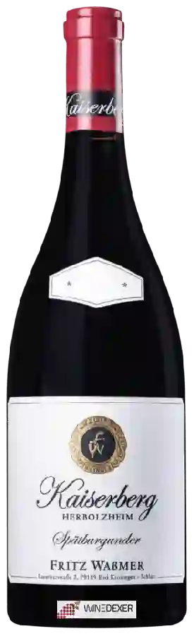 Winery Fritz Waßmer - Kaiserberg Herbolzheim Spätburgunder
