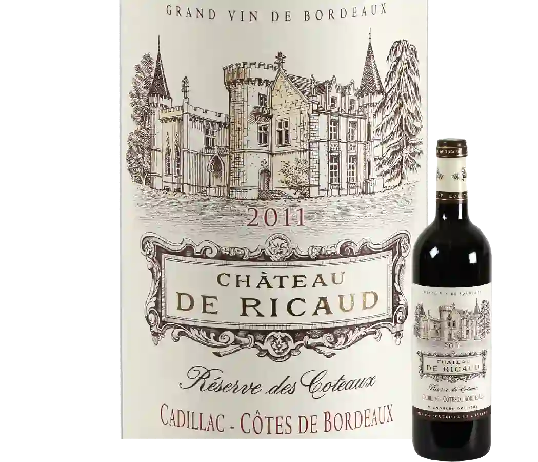 Château de Ricaud - Cadillac Côtes de Bordeaux Réserve Des Coteaux Château de Ricaud - Cadillac Côtes de Bordeaux Réserve Des Coteaux