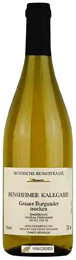 Weingut der Stadt Bensheim - Bensheimer Kalkgasse Grauer Burgunder Trocken