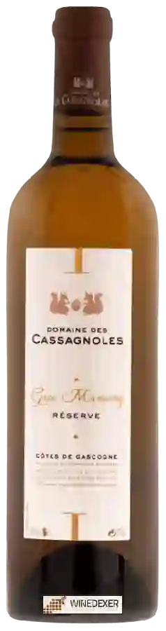 Domaine des Cassagnoles - Réserve Gros Manseng Domaine des Cassagnoles - Réserve Gros Manseng