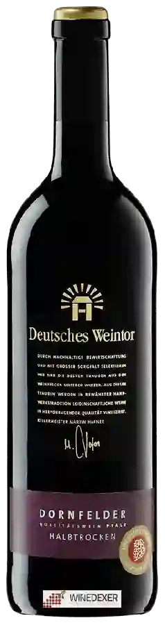 Winery Deutsches Weintor - Dornfelder Halbtrocken Winery Deutsches Weintor - Dornfelder Halbtrocken