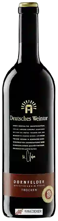 Winery Deutsches Weintor - Dornfelder Trocken Winery Deutsches Weintor - Dornfelder Trocken