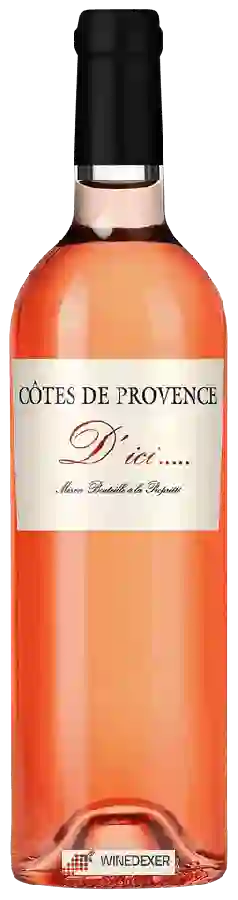 Winery D'Ici - Côtes de Provence Rosé Winery D'Ici - Côtes de Provence Rosé