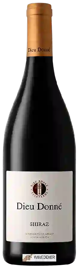 Winery Dieu Donné - Shiraz
